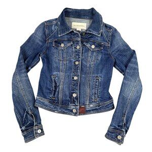 Anthropologie Pilcro & the Letterpress Womens Jean Jacket Sz XS